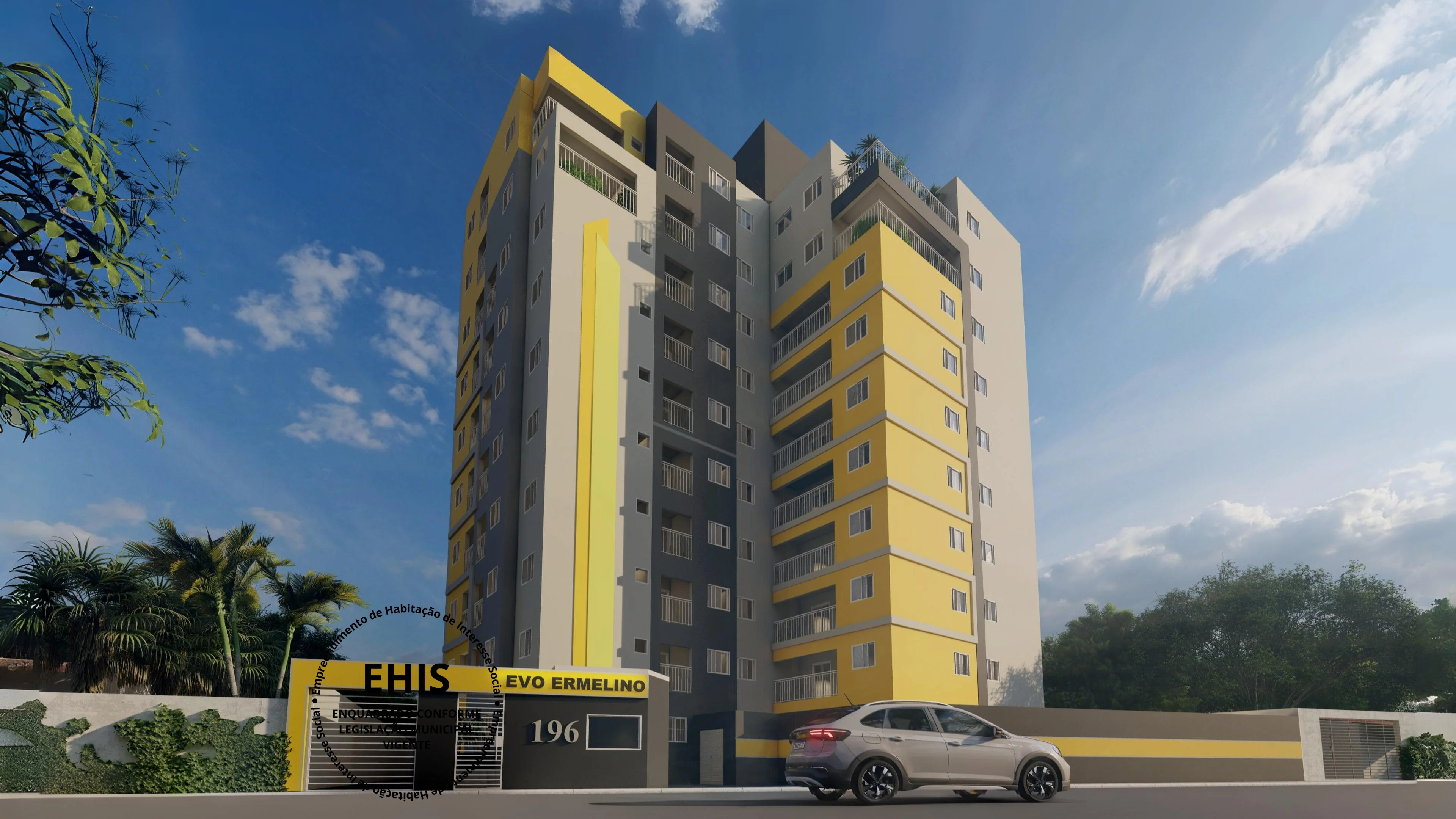 Perspectiva Ilustrada Fachada Angulo 5